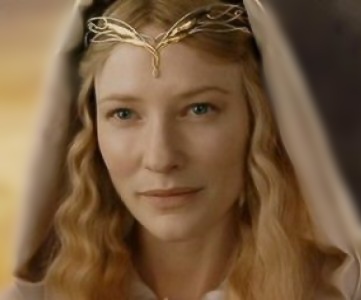 Cate Blanchett as Galadriel, blurred edges