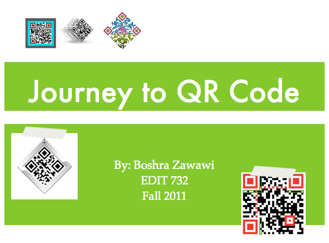 Journey to QR Code, Presentation