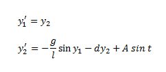 Forced Damped Pendulum