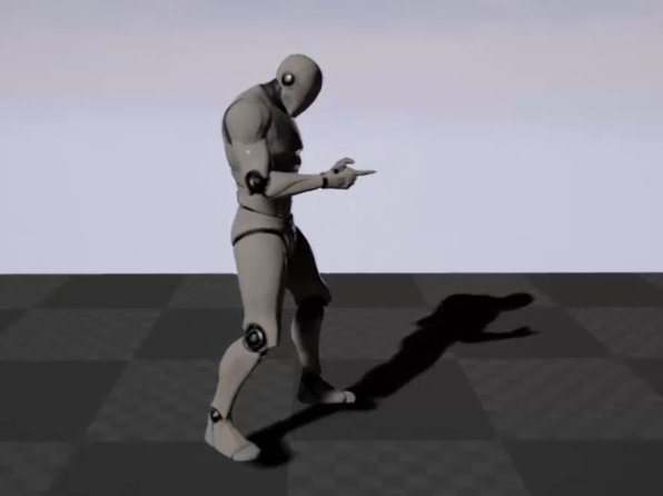 The Parameterized Action Represenation connected to the Unreal Engine