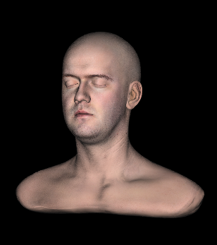 Shaded face with no precomputed tangent map