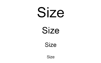 size example