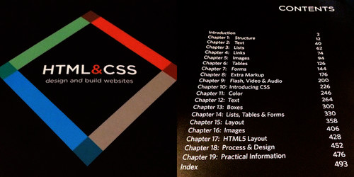 Picture of Textbook Cover and Table of Contents