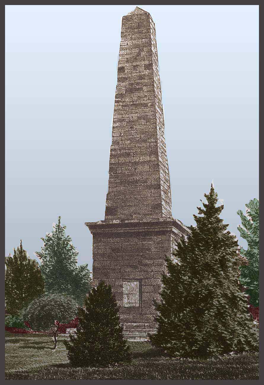 The Wyoming Monument, an Engraving
