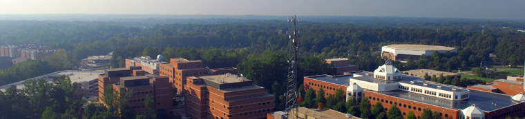 Aerial View of the George Mason Fairfax Campus