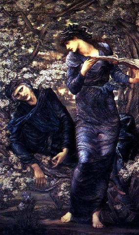 Burne-Jones's "Beguiling of Merlin"