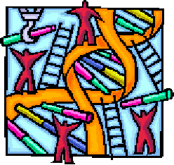 Building DNA - Absract Art