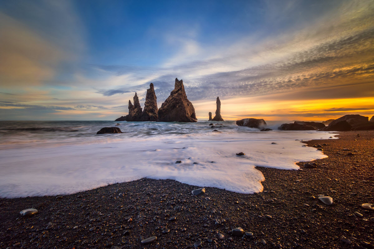 Reynisfjara Black Sea Image