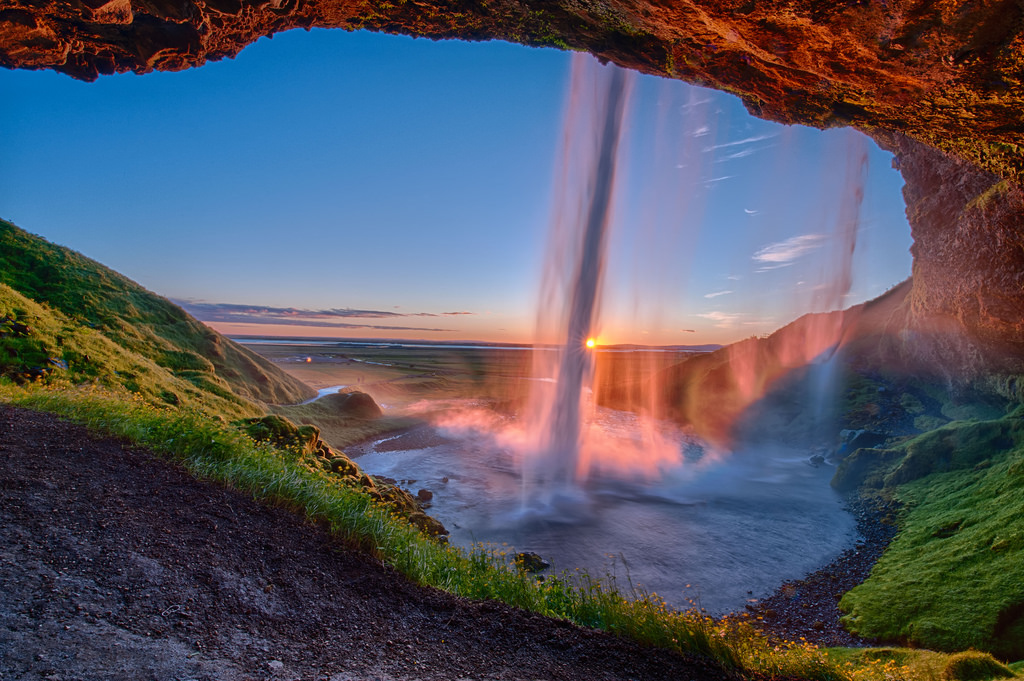 Skógafoss Waterfall Image