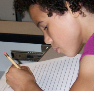 8 year old writing