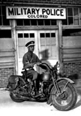 Black MP in Columbus, Georgia, 1942
