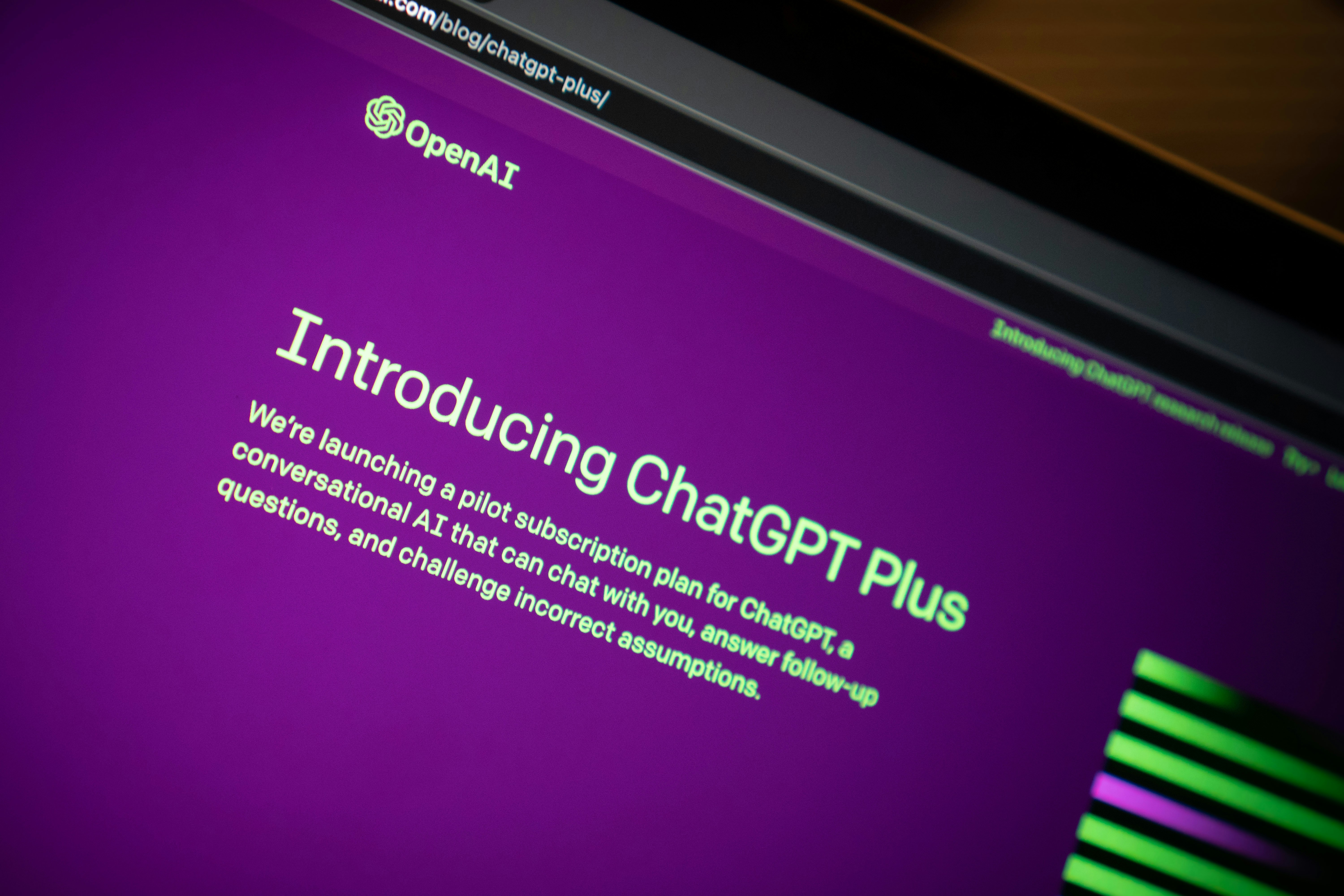 Image showing ChatGPT webpage