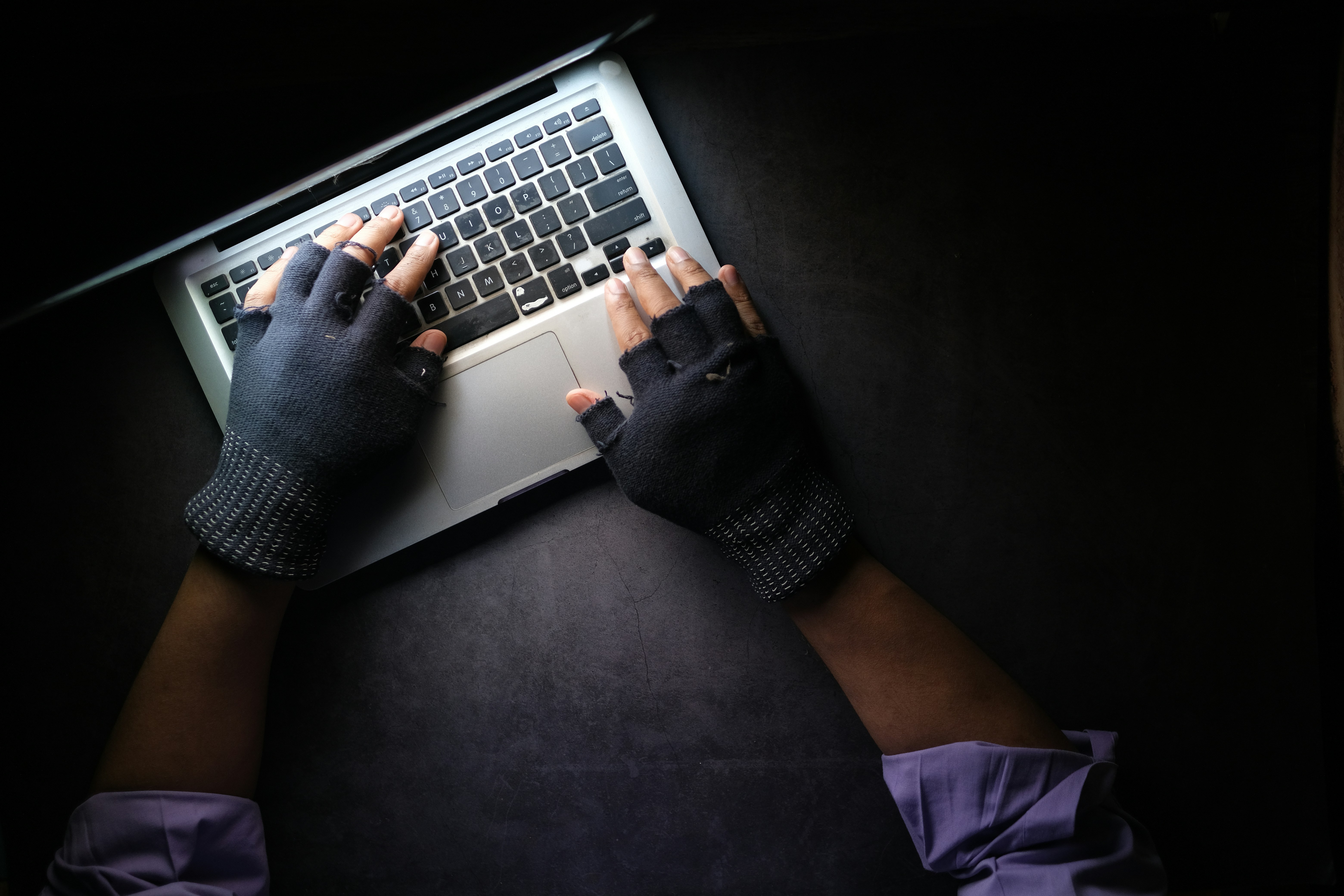 Image showing a hacker accessing a computer