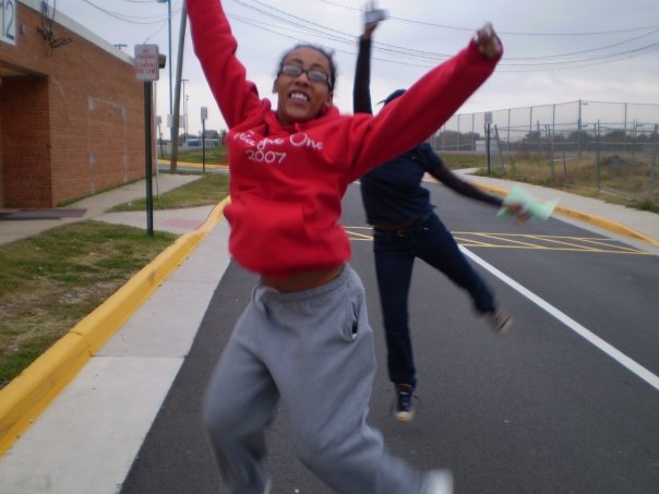 me jumping