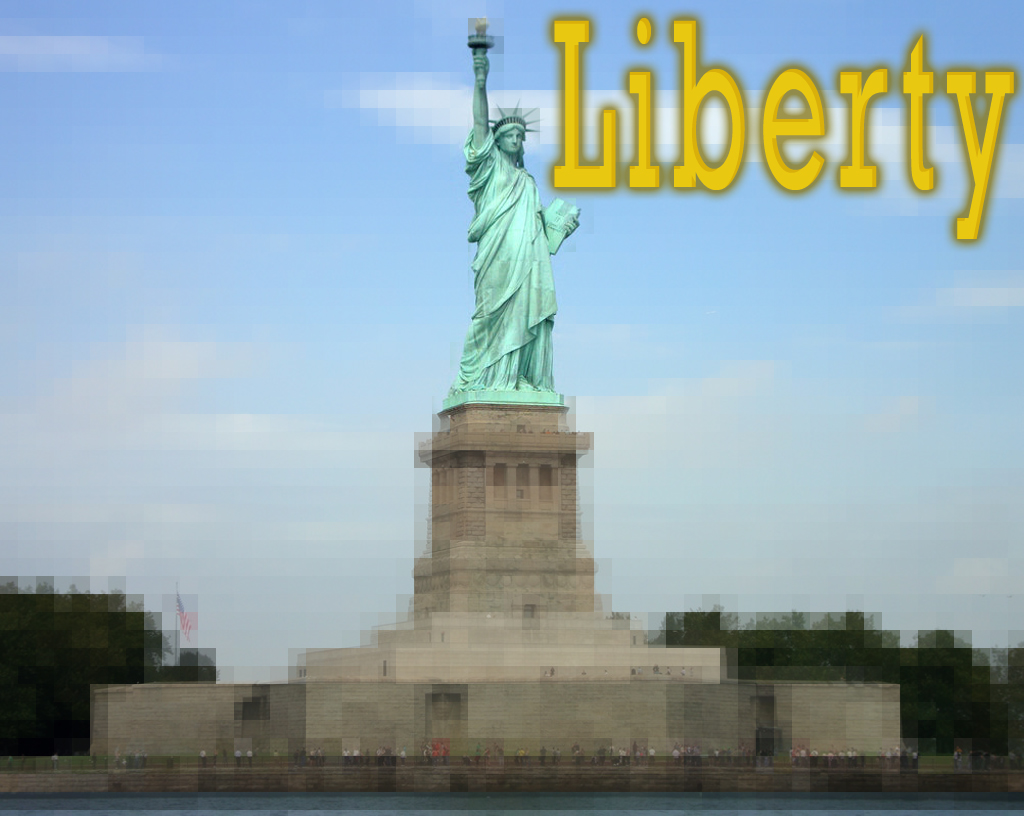 statue of liberty photoshop