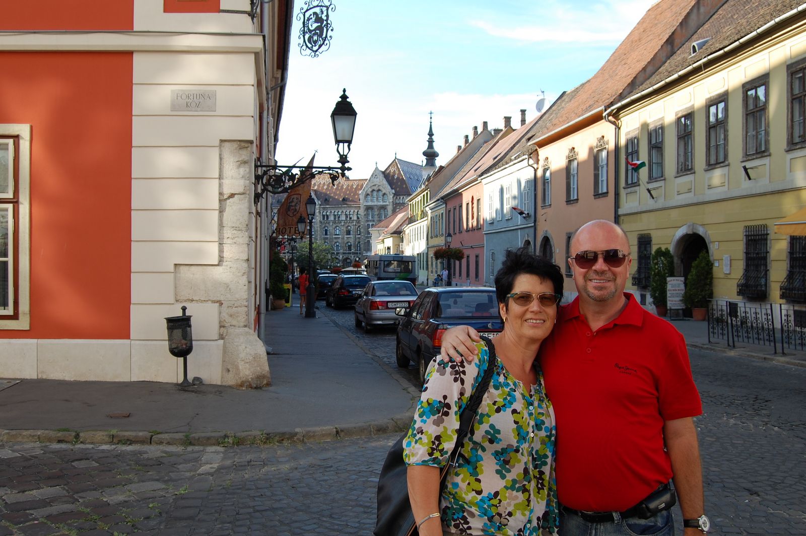 Mom and Dad visiting Budapest