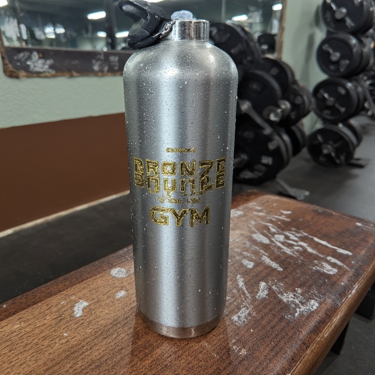 Bronze Gym Water Bottle