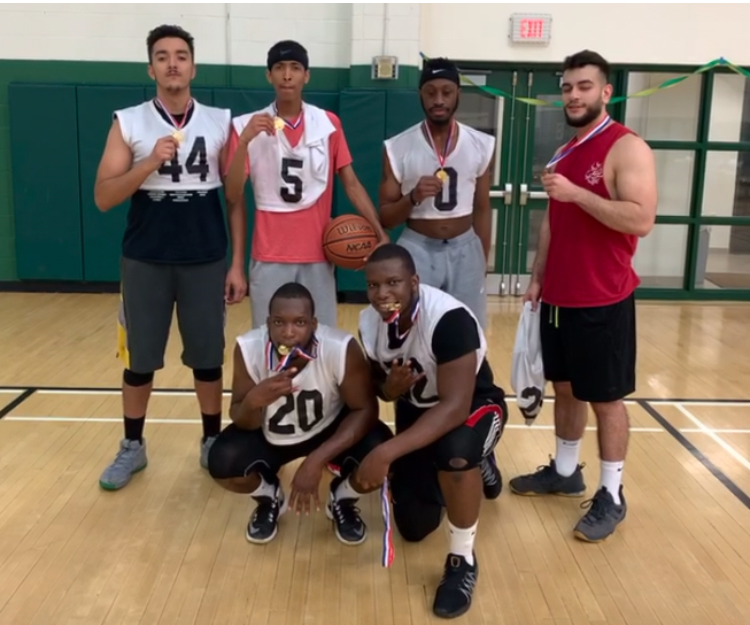 Players participated in a charity basketball tournament. Won 1st place!