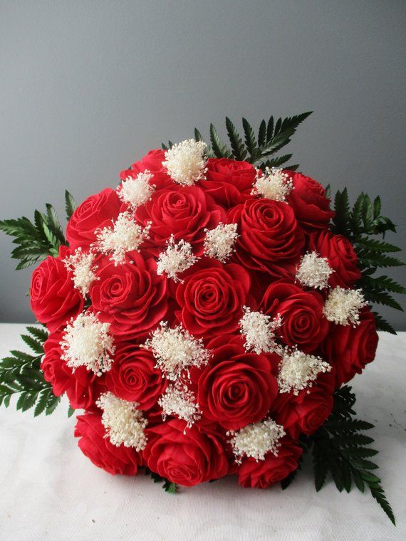 Anniversary Floweres-Ferree, P. (n.d.). Romantic Red Rose Wedding and Anniversary Bouquet-Southern Snow Cottage [Photograph]. Etsy. https://www.etsy.com/listing/634931078/romantic-red-rose-wedding-and?utm_campaign=api&utm_source=outfy&utm_medium=api
