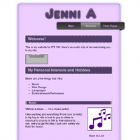 Jenni A ~ Portfolio