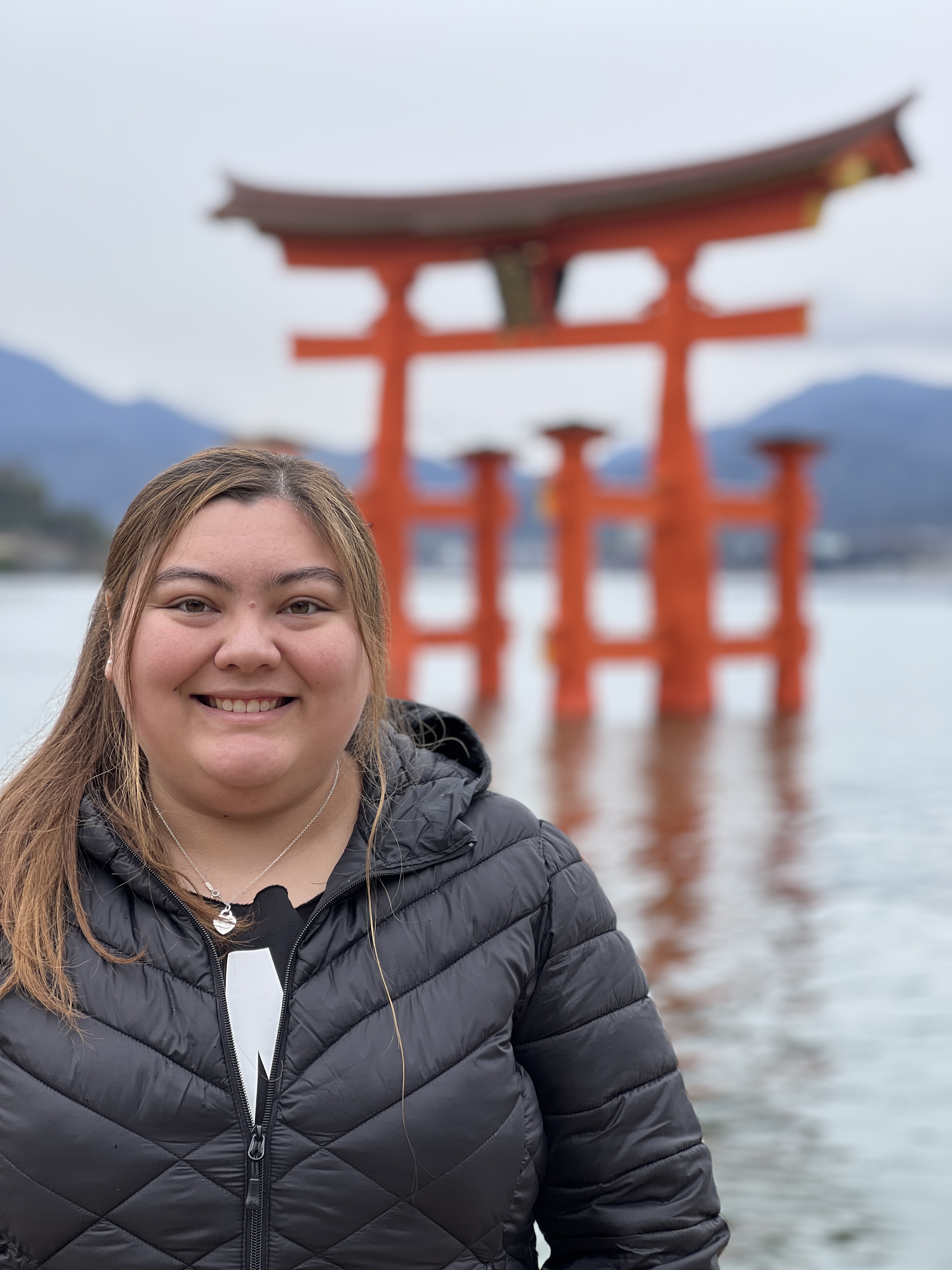 Photo of Jordan A. Kidd at Itsukushima-jinja in Miyajima, Japan