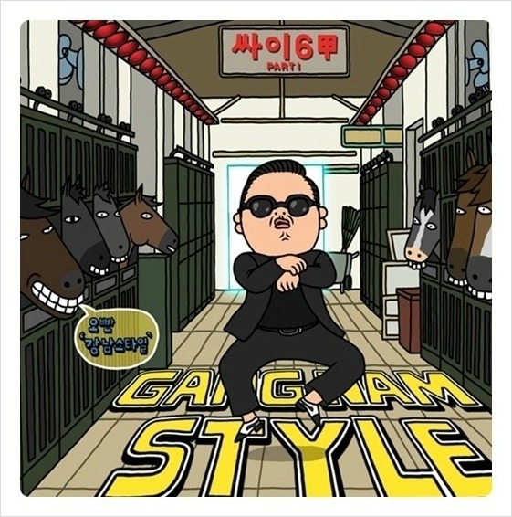 psy's gangnam style album art