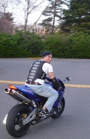 jason on his sportbike