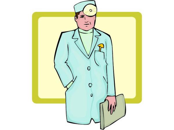 doctor posing