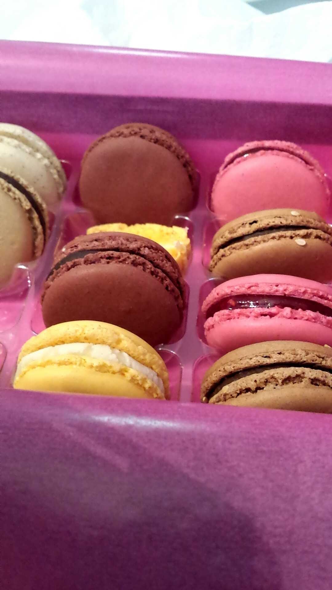 macarons, french, colored, sweet