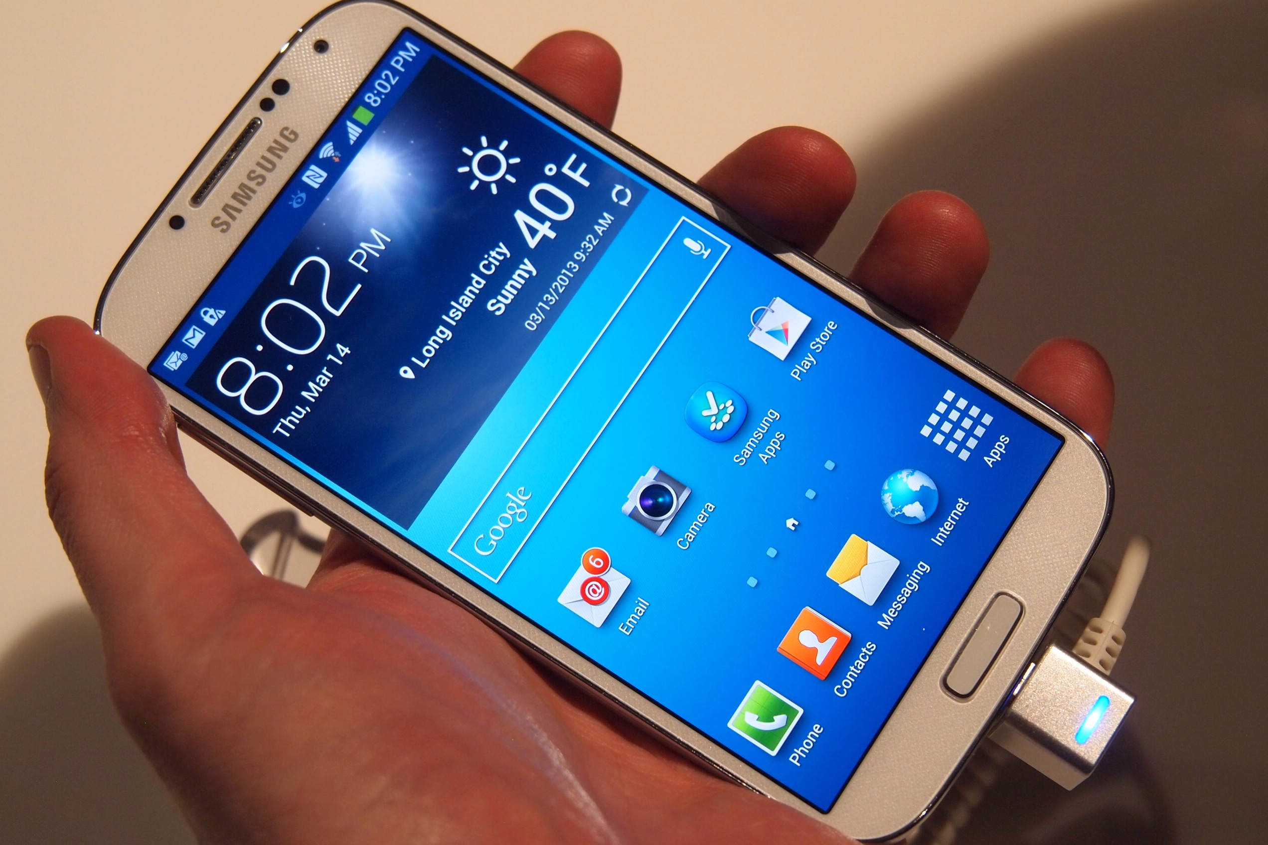 A Samsung phone