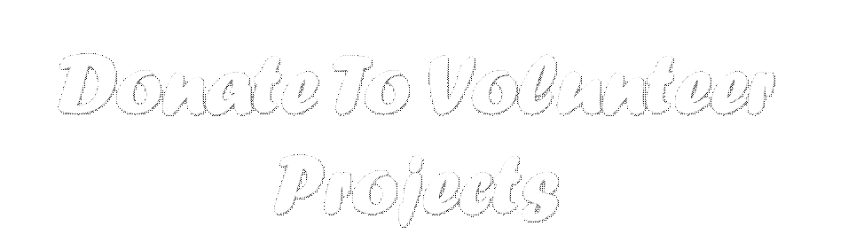 Donate to Volunteer Projects Title Banner