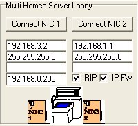 Multi-homed server image