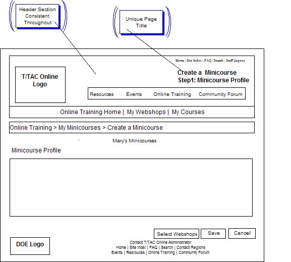 Header Section Consistent Throughout
