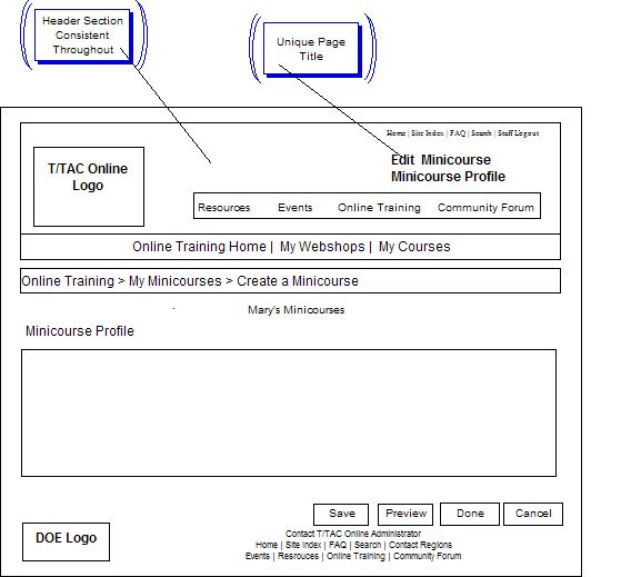 Header Section Consistent Throughout