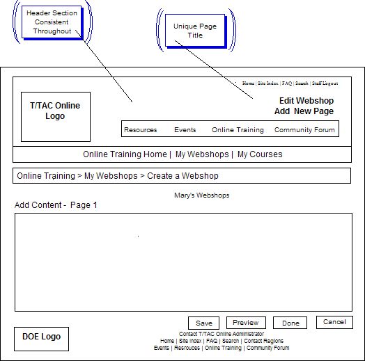 Header Section Consistent Throughout