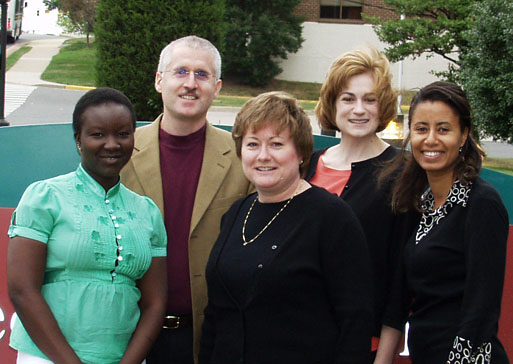 Picture of the five members of T/TAC Online immersion team (fall 2007 - spring 2008)