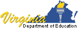 Virgina Department of Edcuation logo