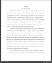 Twirling, story written by Nicole K.