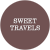 Circle with Sweet Travels text