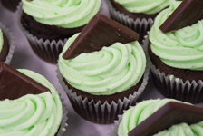 Mint Chocolate Chip Cupcakes