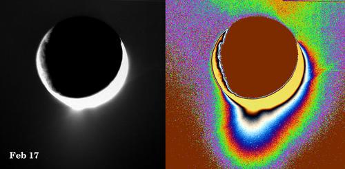 Ice Eruption Enceladus