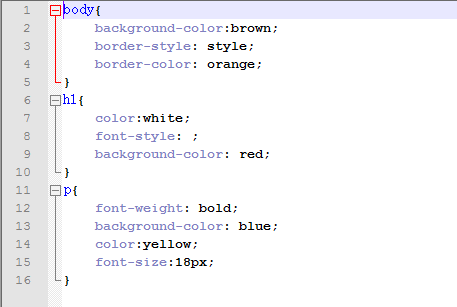 CSS style sheet