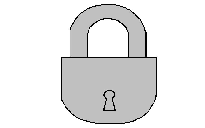 a padlock