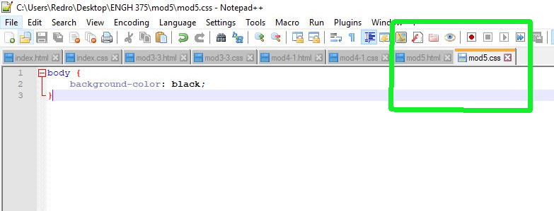 Saving a CSS document
