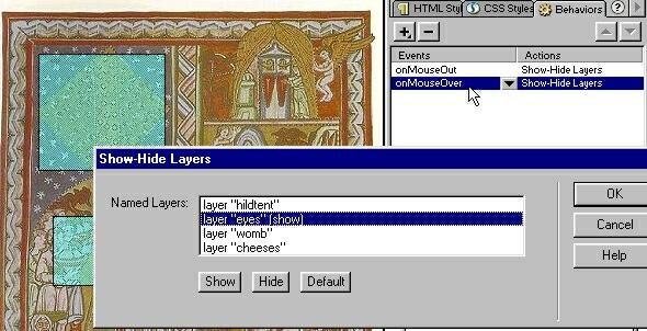 Image "show"/"MouseOver" behaviors