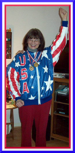 Sharon Celebrating Olympics