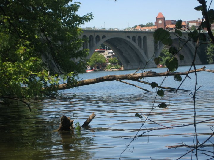 Potomac River bridge in DC