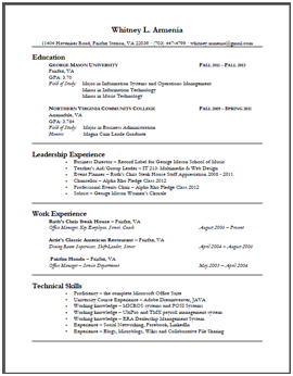 resume