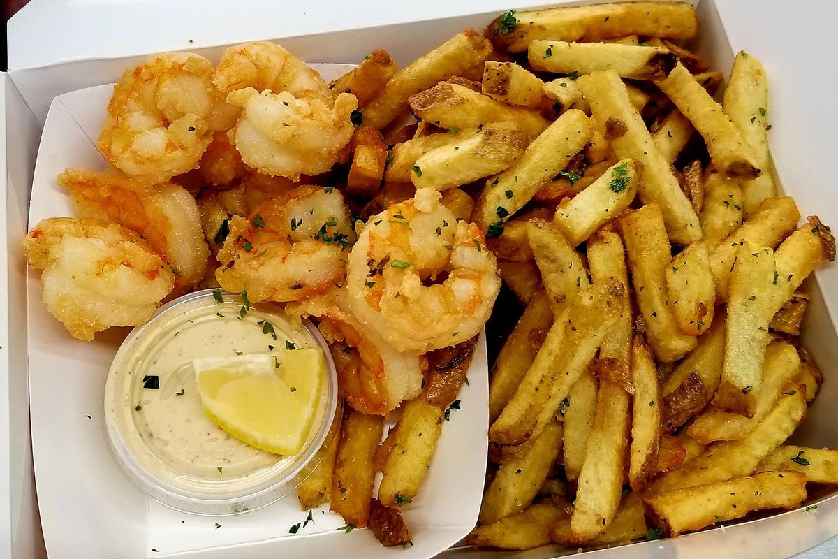 shrimp and fries